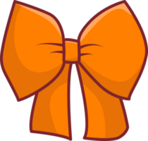 ribbon orange cartoon png