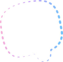 bubble speech label png