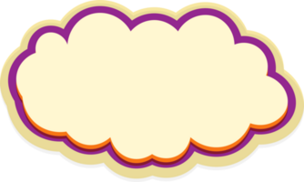 bubble speech label png