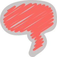 bubble speech label png