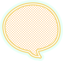 bubble speech label png