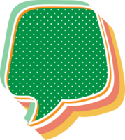 bubble speech label png