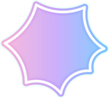 bubble speech label png