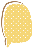 bubbel toespraak etiket png