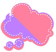 bubble speech label png