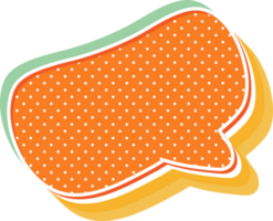 bubble speech label png