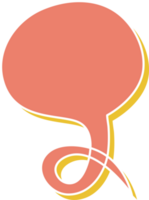 bubble speech label png