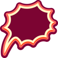 bolla discorso etichetta png