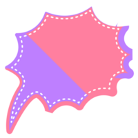 bubble speech label png