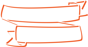 ribbon shape banner png