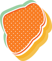 bubble speech label png