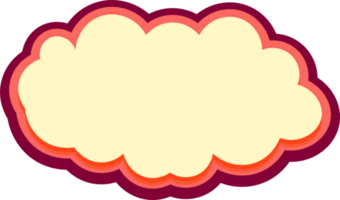 bubble speech label png