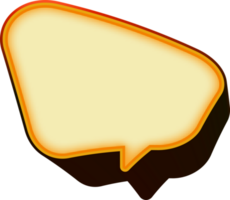 bubble speech label png