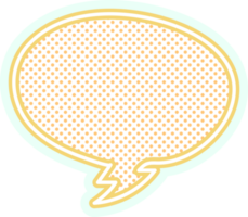 bubble speech label png