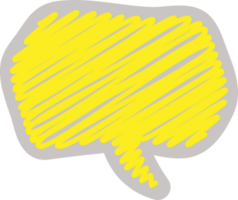 bubble speech label png