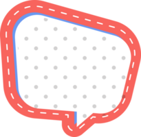 bubble speech label png