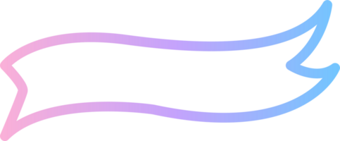 ruban forme bannière png