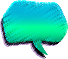 bubble speech label png