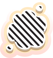 bubbel toespraak etiket png