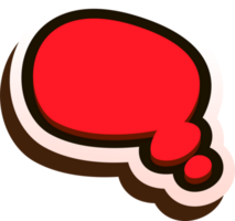 bubble speech label png