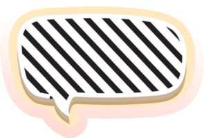 bubble speech label png