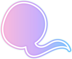 bubble speech label png