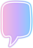 bubble speech label png