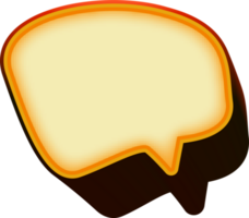 bubble speech label png