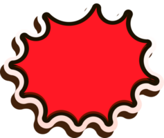 bubble speech label png