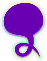 bubble speech label png