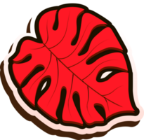 mano dibujar hoja png