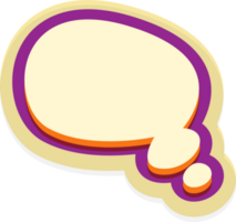 bubble speech label png