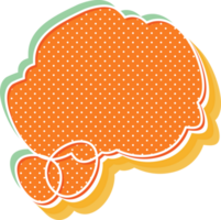 bubble speech label png