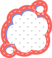 bubble speech label png