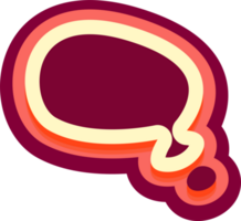 bubble speech label png