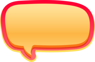 bubble speech label png