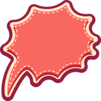 bubble speech label png