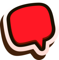 bubble speech label png