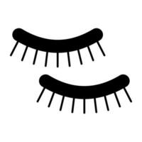 Modern design icon of eyelashes vector