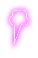 neon bubbel toespraak etiket png