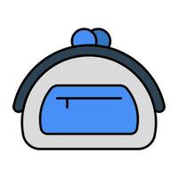 A unique design icon of purse vector