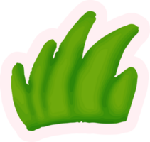 söt klotter hand dra png