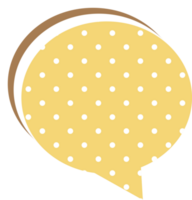 bubble speech label png