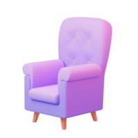 cute purple furniture png