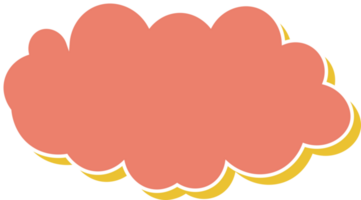 bubble speech label png