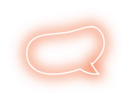 neon bubbel toespraak etiket png