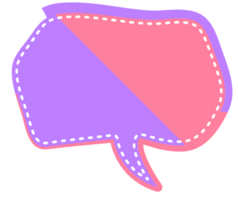 bubble speech label png