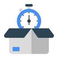 Perfect design icon of delivery time vector