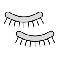 Modern design icon of eyelashes vector