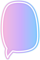 bubble speech label png